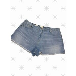 Universal Thread 90s Baggy Jean Shorts Size 26 Mid Rise Denim NWT Light Wash NEW